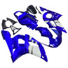Amotopart ABS Injection Plastic ABS Fairing Fit for Yamaha YZF R6 1998-2002 Blue White