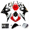 Amotopart Fairing Injection Plastic Kit Red White w/bolt kit Fit For YAMAHA 2005 YZF R6