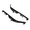 Left&Right Pair Upper Headlight Headlamp Gaskets Sealing Strip Fit For BMW 5 E39 99-03 Black