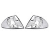 Pair Front Indicator Turn Signal Corner Lights Fit For BMW 3 Series Sedan E46 98-01 Clear