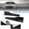 Pair 45cm Car Side Skirts Rocker Splitters Diffuser Winglet Wings Fit For Ford Mustang GBlack