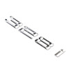 Rear Trunk Nameplate Badge Emblem Numbers Sticker Fit For BMW 328i Chrome