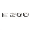 Rear Trunk Nameplate Badge Emblem Numbers Sticker Fit For Mercedes-Benz E200 Chrome