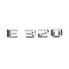 Rear Trunk Nameplate Badge Emblem Numbers Sticker Fit For Mercedes-Benz E320 Chrome