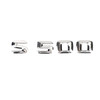 Rear Trunk Nameplate Badge Emblem Numbers Sticker Fit For Mercedes-Benz S500 Chrome