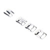 Rear Trunk Nameplate Badge Emblem Numbers Sticker Fit For Mercedes-Benz S600 Chrome