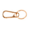Metal Spring Steel Pull Chain keyring Gold