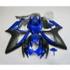 Fairing Injection Plastic Kit Blue Black Fit For Suzuki GSXR600/750 2006-2007