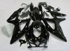 Fairing Injection Plastic Kit Glossy Black Fit For Suzuki GSXR600/750 2008-2010