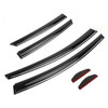 6PCS Window Sun Rain Guard Visors Kit Fit For Ford Focus 2012-2018