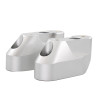 CNC Billet Aluminum Handlebar Bar Risers Up 28mm Fit For BMW R1200RS K54 15-2018 Silver