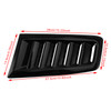 Universal ABS bonnet vents Hood Trim Fit for Ford Focus RS ST MK2 SPR Gloss Black
