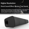 Portable Surround Sound Bar Bluetooth 2 Speaker in 1 Subwoofer TV Home Theater
