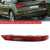 US version Right Rear Bumper Lower Tail Light Brake Stop Lamp Fit For Audi Q5 2018-2021 Red