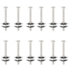 12pcs REPAIR KIT Star nuts 1/4-20 screws For 1" OD tube Threadless Forks