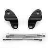 1" Handlebar Riser Extensions Kit Fit For Sportster 1200 Forty Eight 48 XL1200X 2010-2018 Black
