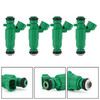 Fuel Injectors 4G2082 Fit For Hyundai Accent 1.6L L4 06-11 Kia Rio 5 1.6L L4 2009-2011 Green