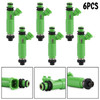 6PCS Fuel Injectors 1955004060 Fit For Mazda Montero Sport 3.0L V6 1997-2001