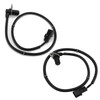 2PCS Rear Left and Right ABS Speed Sensor Fit For Mitsubishi Pajero/Shogun Canvas TOP MK III 00-06