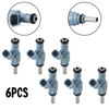 6Pcs Fuel Injectors 0280157012 Fit for AUDI TT 04-06 Volkswagen Beetle 02-05 Sharan 02-07 Touareg 04-06