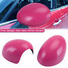 2pcs Pink Mirror Covers Fit For MINI Cooper R55 R56 R57 High Quality