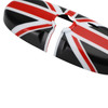 Union Jack UK Flag Rear View Mirror Cover Fit For MINI Cooper R55 R56 R57 Black/Red