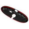 Black/Grey Checkered Red Rear View Mirror Cover Fit For BMW MINI Cooper R55 R56 R57