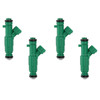 4PCS Fuel Injectors 84212329 Fit For Hyundai Sonata 2.4L I4 2006-2009 Green