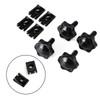 Saddlebag Lever Lock Bolts & Nuts Set Fit For Harley Glide King Touring 96-19 Black