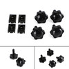 Saddlebag Lever Lock Bolts & Nuts Set Fit For Harley Glide King Touring 96-19 Black