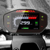 Universal Motorcycle Tft Digital Speedometer 14000Rpm 6 Gear Backlight Odometer Black