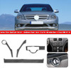 Headlight Switch + Dashboard Panel Cover Trim Fit for Mercedes-Benz C Class W204 07-14 Carbon Fiber