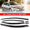 6PCS Car Window Sun Rain Guard Visors Kit Fit for Toyota Corolla 2019-2021