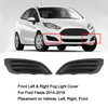 Front Left & Right Fog Light Cover Trim Fit for Ford Fiesta 2014-2017