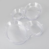 Left+Right Headlight Lens Plastic Cover Shell Fit for Mercedes E Class W210 1996-2002 Clear