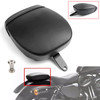 Cushion Rear Seat Passenger Pillion Pad Fit for Harley Sportster '48 XL 1200X 10-16 72 XL 1200V 12-16 XL883 XL1200 Black