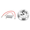 5 & 6 Hole Steering Wheel Short Hub Adapter Kit Fit for JEEP CJ5 CJ6 CJ7 76-95 Cherokee Wagoneer Pick-up 74-75 Silver