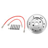 5 & 6 Hole Steering Wheel Short Hub Adapter Kit Fit for JEEP CJ5 CJ6 CJ7 76-95 Cherokee Wagoneer Pick-up 74-75 Silver