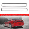 Carbon Fiber Door Side Air Vent Outlet Cover Trim Fit for Dodge 2015+