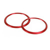 4PCS Aluminum AC Air Vent Cover Ring Trim Fit for Chevrolet Camaro 2020+ Red