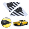 Rear Triangle Quarter Window USA Flag Decal Sticker Trim Fit for Chevrolet Camaro 2010-2015