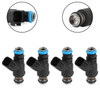 4pc Fuel Injectors 96487553 Fit for Pontiac 05-08 BLK