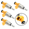 4pc Fuel Injectors 0K30E13250 Fit for Kia Rio 2001-2005 YEL