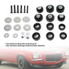 Body Mount Bushing Kit + Hardware Bushings Subframe Bolts Fit for Pontiac Firebird Chevrolet Camaro 67-72 Chevrolet Chevy II 1968