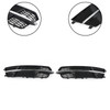 Front Bumper Lower Grille Grill Fit Audi A6 C7 S-Line 2016-2018 Black Chrome