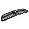 C63 AMG Style Grille Black Diamond Fit for Mercedes-Benz W203 2001-2007