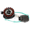 Magneto Coil Stator + Voltage Regulator + Gasket Assy Fit for Yamaha YB125 YB125SPD 2008 YBR125 YBR125ED 10-14