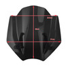 ABS Windshield Windscreen Fit for Triumph Trident 660 2021 Black