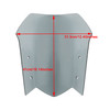 Windscreen Windshield Shield Protector Fit for Yamaha Tenere 700 2019-2020 Gray