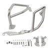 Lower Engine Guard Frame Crash Bar Steel Silver Fit For Honda Crf 1100L Adv 20+